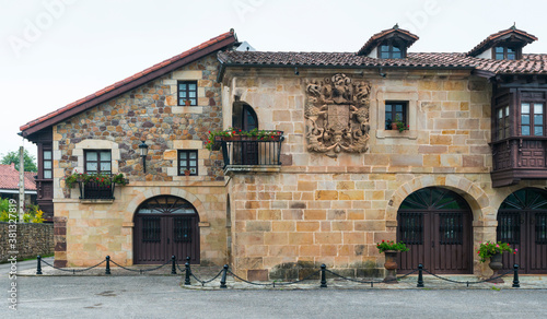 Facade of Miera-Rubalcaba in the town of Rubalcaba, Liérganes, Valles Pasiegos, Cantabria, Spain © JUAN CARLOS MUNOZ