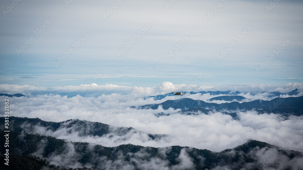Obraz premium view of the clouds
