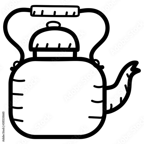 Kettle Vector Drawing 