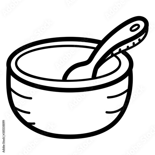Soup Bowl Drawing 