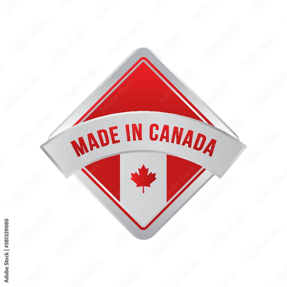 Made in canada label design