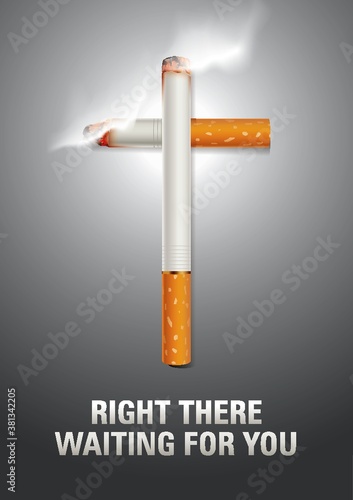 smoking poster design