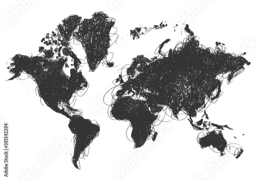 World map design