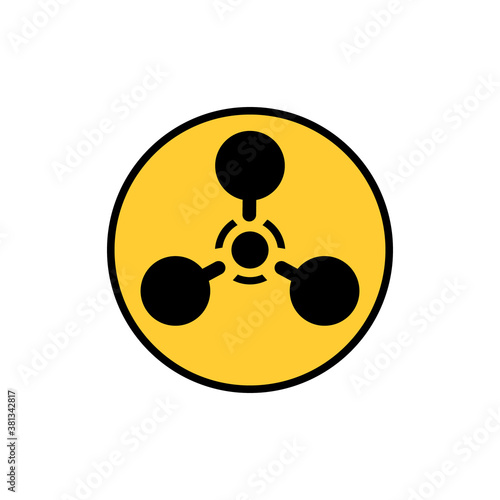 Wmd Nerve Agent Chemical Warfare vector icon