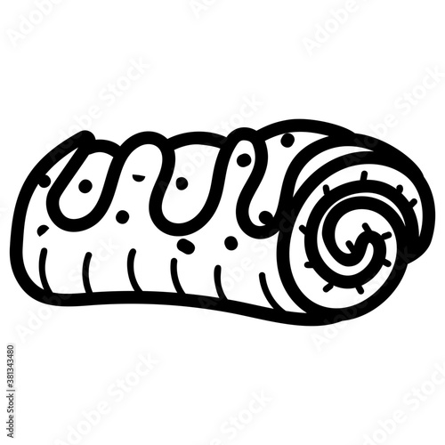 Pita Sandwich Drawing 