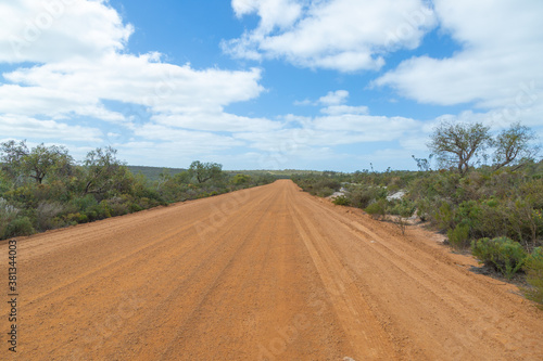 Gravel Road northeast of Jurien Bay, Western Australia