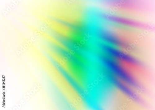 Light Multicolor, Rainbow vector abstract background. Colorful abstract illustration with gradient. The template can be used for your brand book.