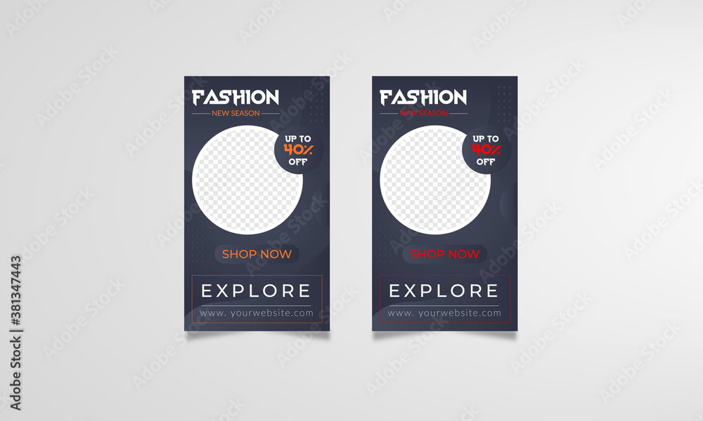 Fototapeta premium Social Media Post Template