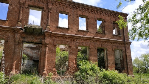 the ruins of the old school