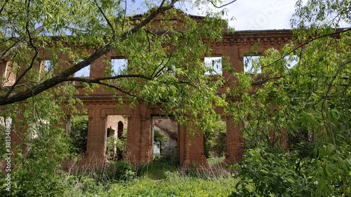 the ruins of the old school