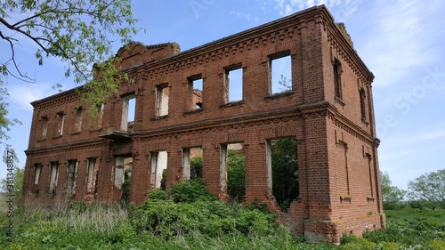 the ruins of the old school