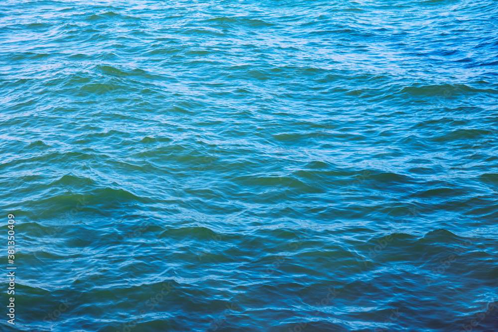 Fototapeta premium Blue sea water background texture