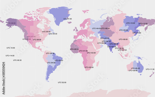 World Map - Stock Vector Illustration