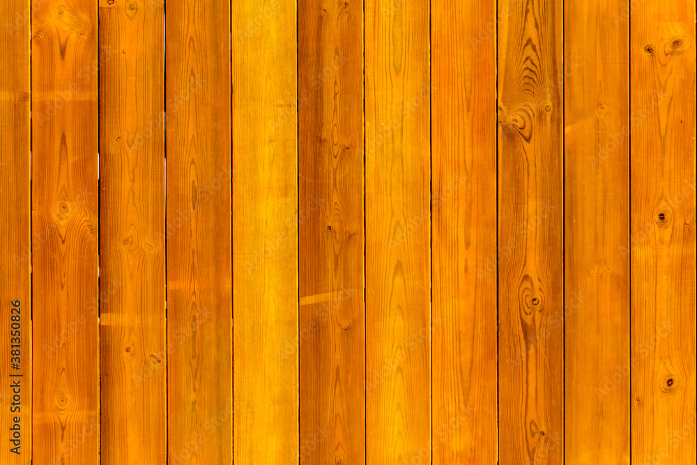Fototapeta premium Fond bois de bardage couleur miel