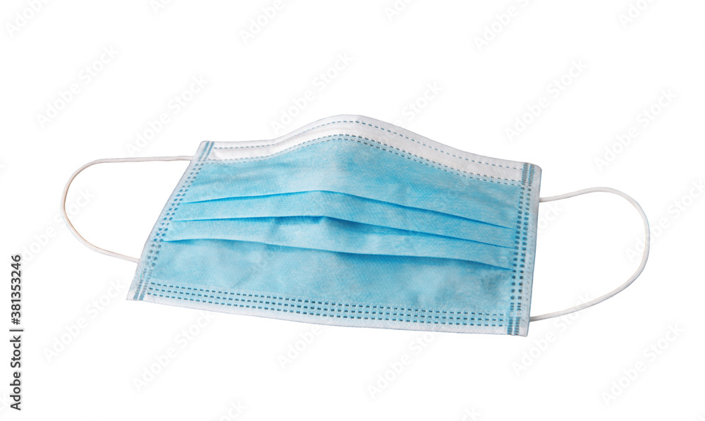 Doctor mask and corona virus protection isolated on a white background Doctor mask and corona virus protection isolated on a white background