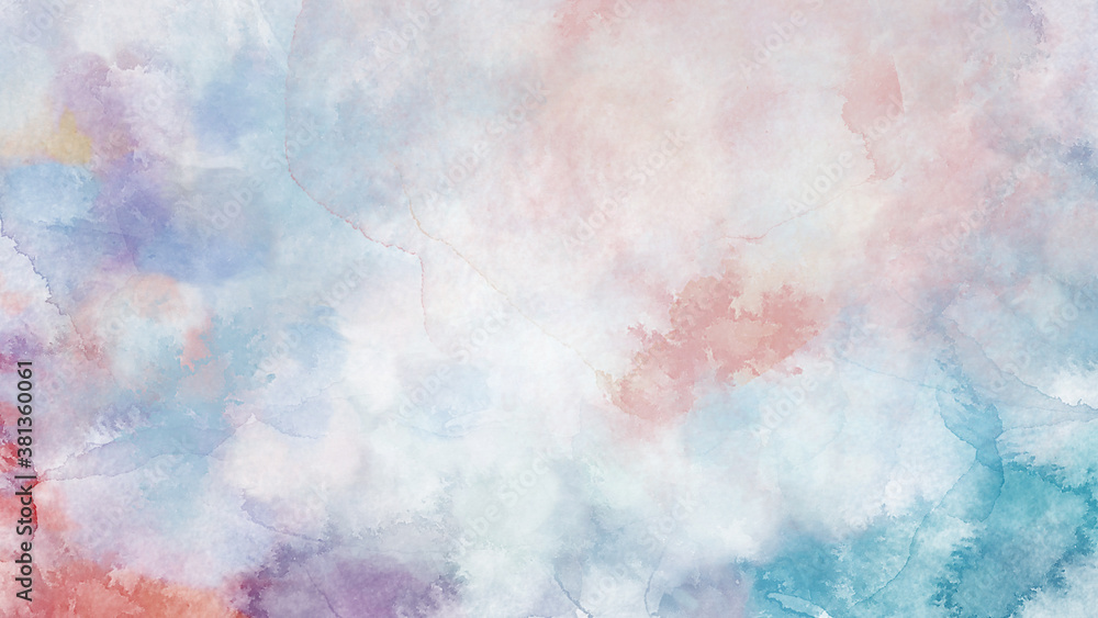 Fototapeta premium Abstract watercolor wallpaper. Colored texture. Surface design concept for wallpaper, banner, postcard, clothing.