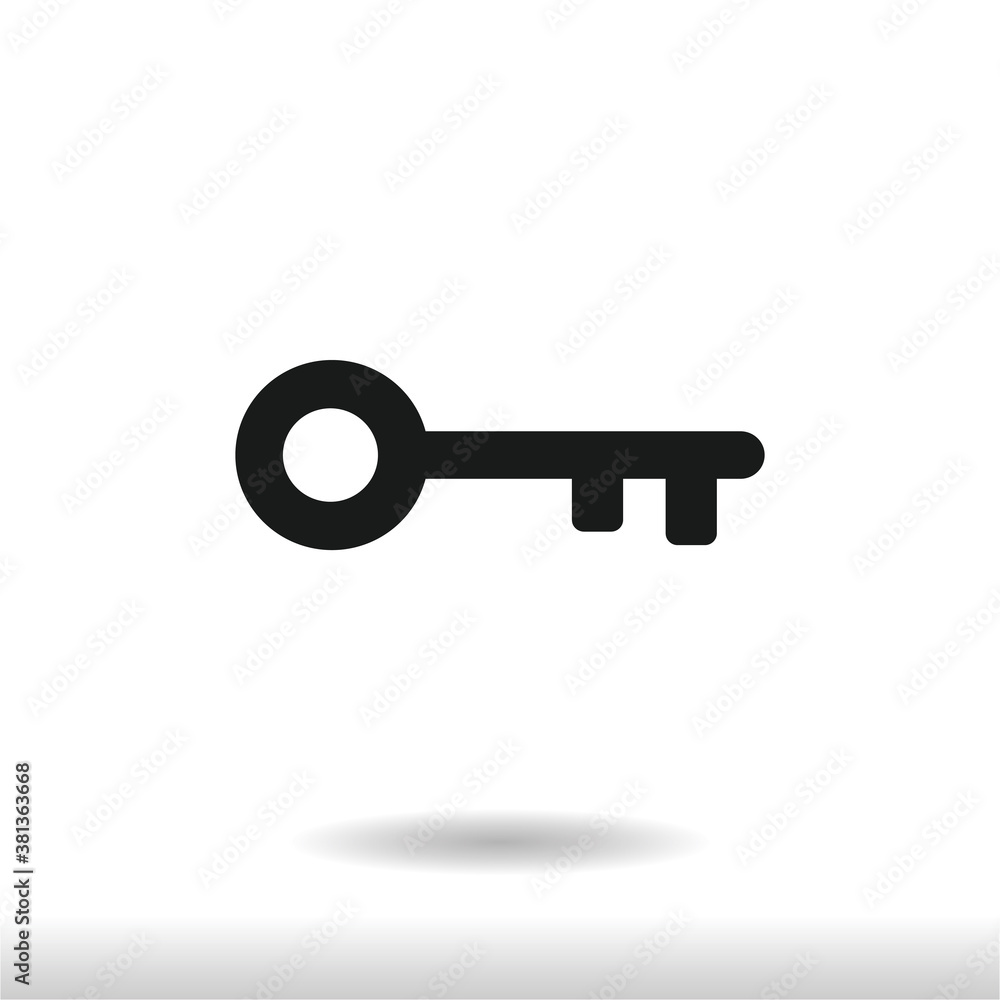 Key icon vector . Lock sign Key icon vector . Lock sign