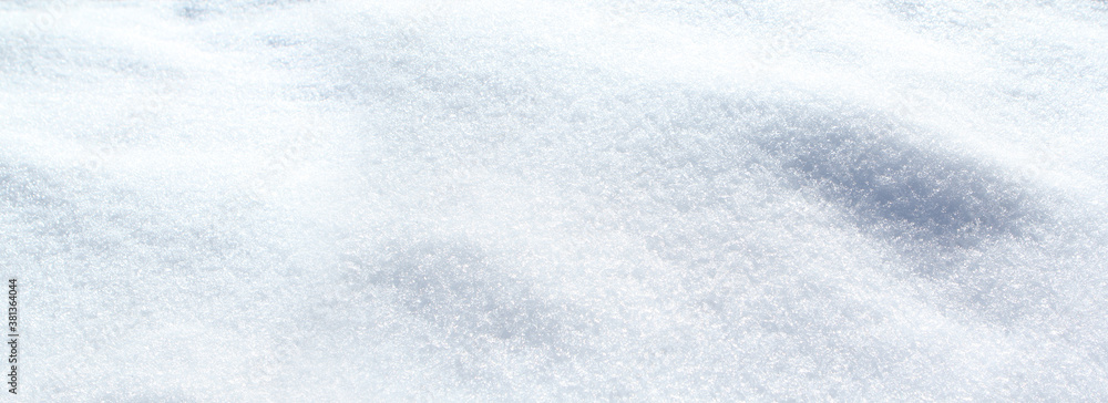 photo of defocused white snow, natural texture, shiny background for designer, concept of winter mood, weather