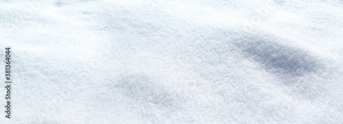 photo of defocused white snow, natural texture, shiny background for designer, concept of winter mood, weather © kittyfly