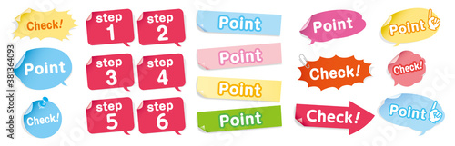 Navigation pins set Vector