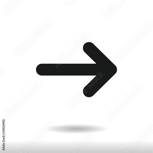 Wallpaper Mural Right Arrow icon vector eps 10 Torontodigital.ca