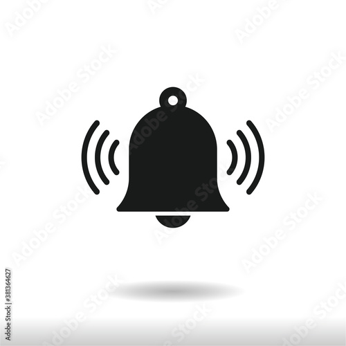 Wallpaper Mural Bell icon vector . notification sign Torontodigital.ca
