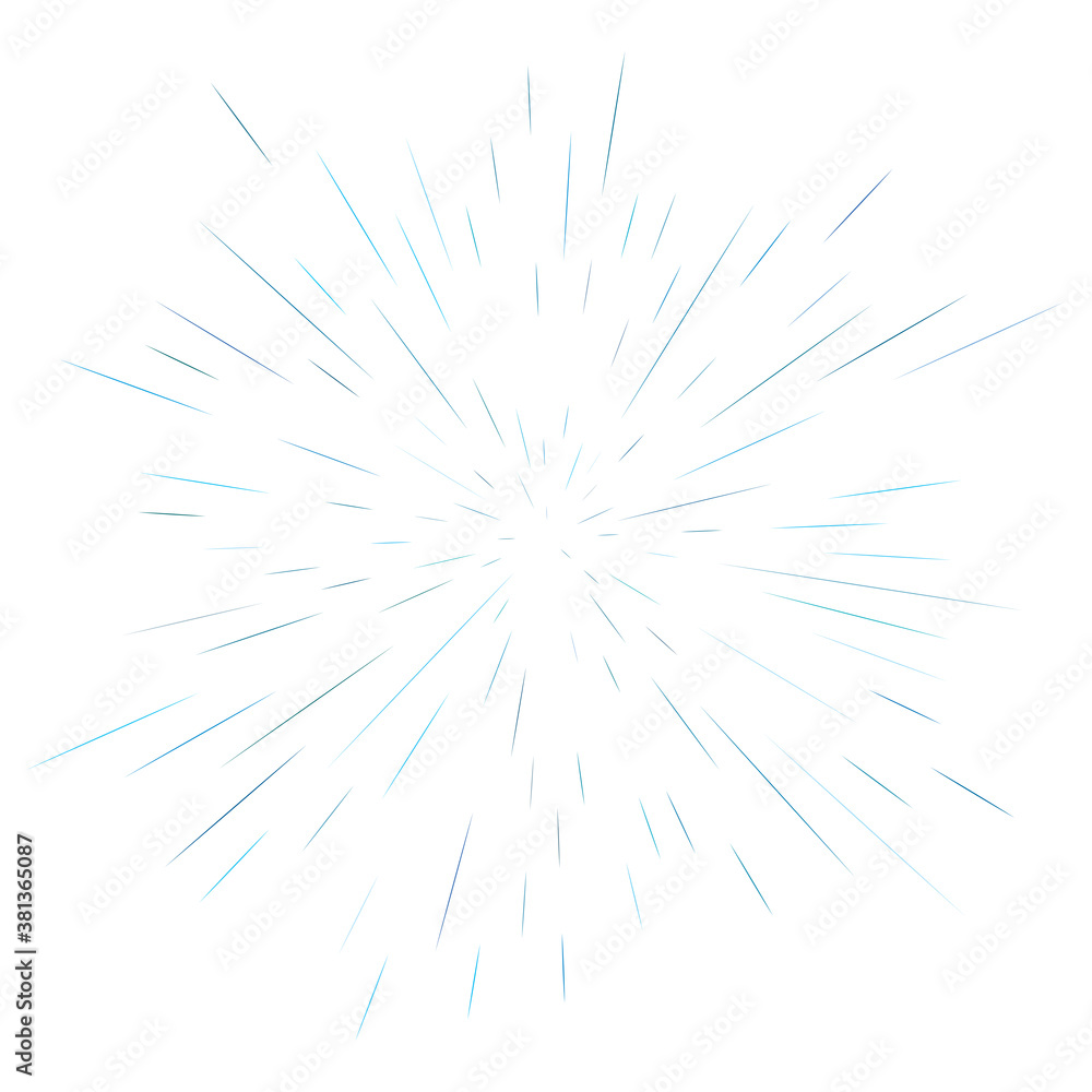 Radial, radiating lines abstract burst, explosion, fireworks effect Radial, radiating lines abstract burst, explosion, fireworks effect