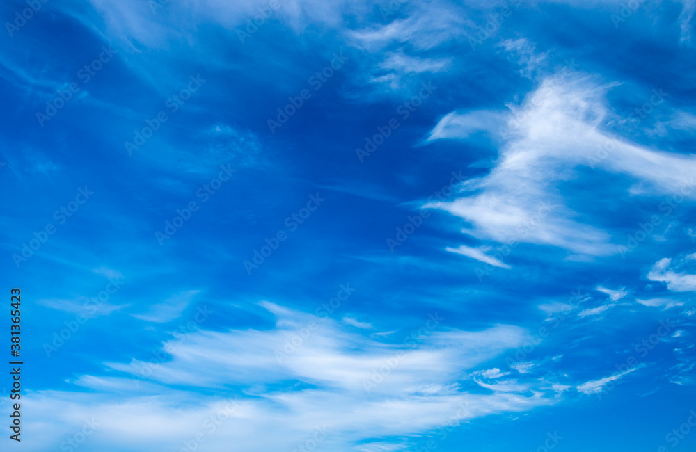 White clouds in blue sky. White clouds in blue sky.