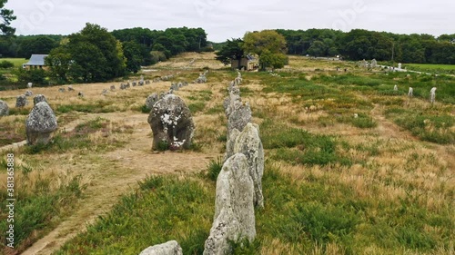 Kermario stones alignments Carnac Stones Brittany France