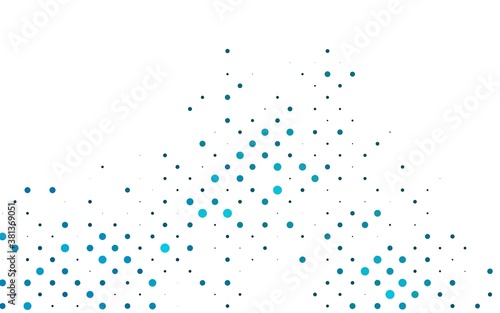 Light BLUE vector background with bubbles. Beautiful colored illustration with blurred circles in nature style. Design for posters, banners.