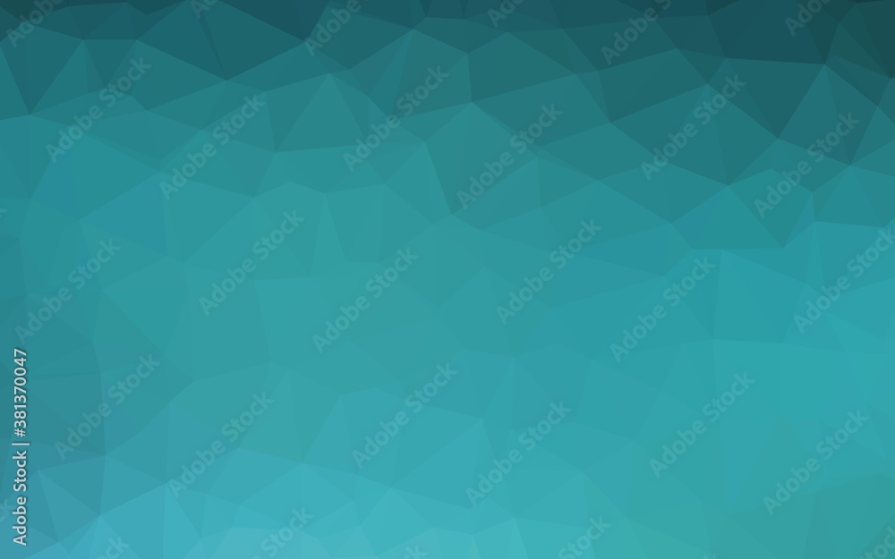 Light BLUE vector polygonal template. A sample with polygonal shapes. New texture for your design.
