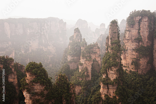 Zhangjiajie mountain at Wulingyuan Scenic Area in Hunan - China