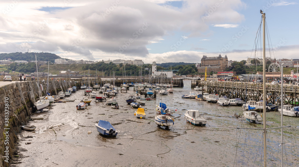 Marina and harbour at Scarborough in Yorkshire.