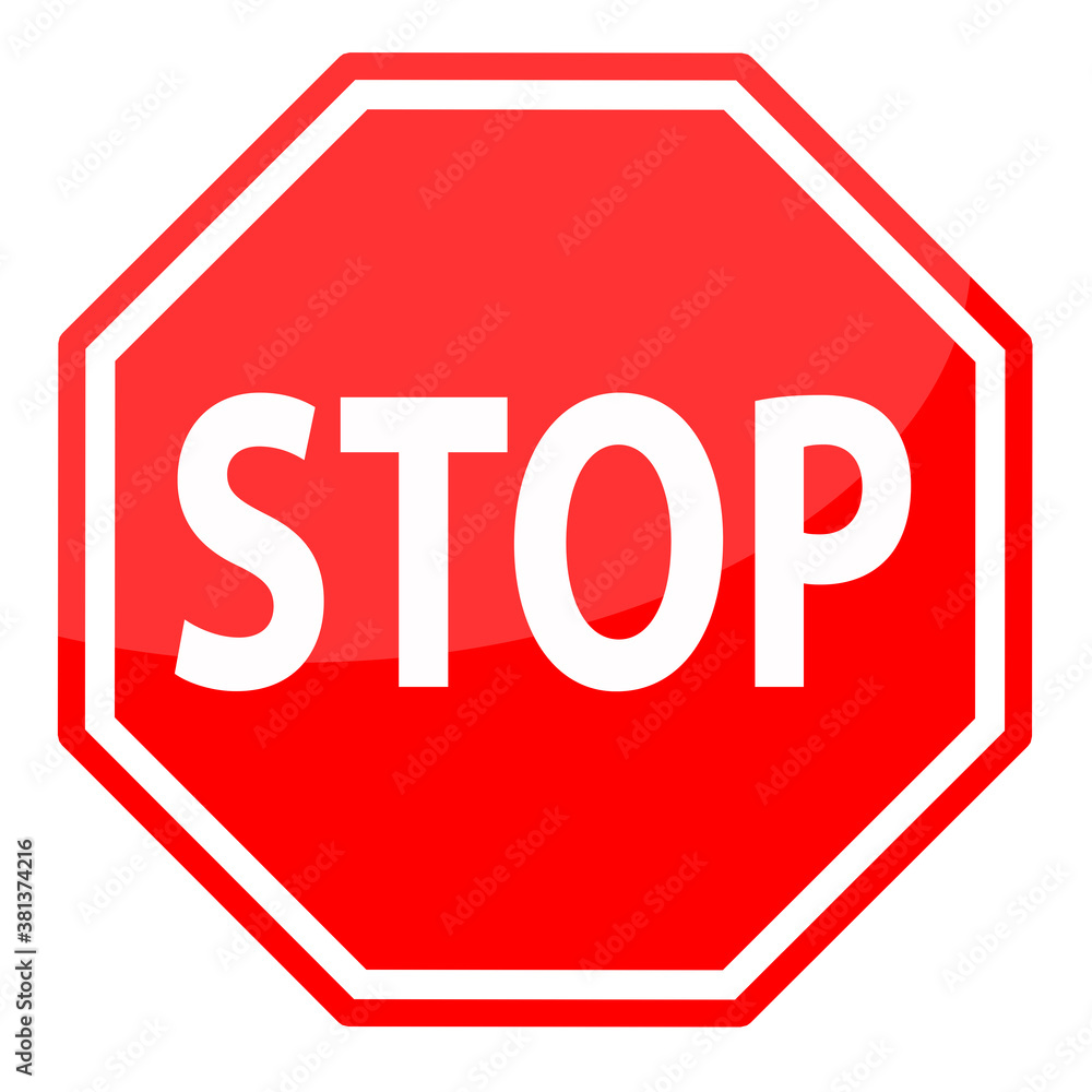 Stop. Traffic road sign. Halt or no concept illustration. Stop. Traffic road sign. Halt or no concept illustration.