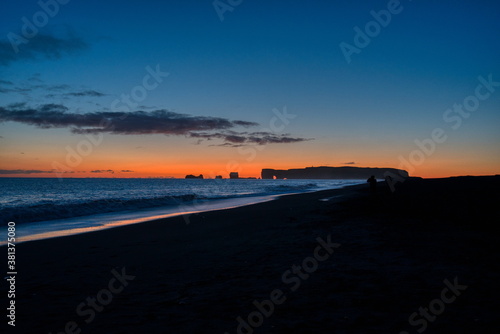 sunset at the beach