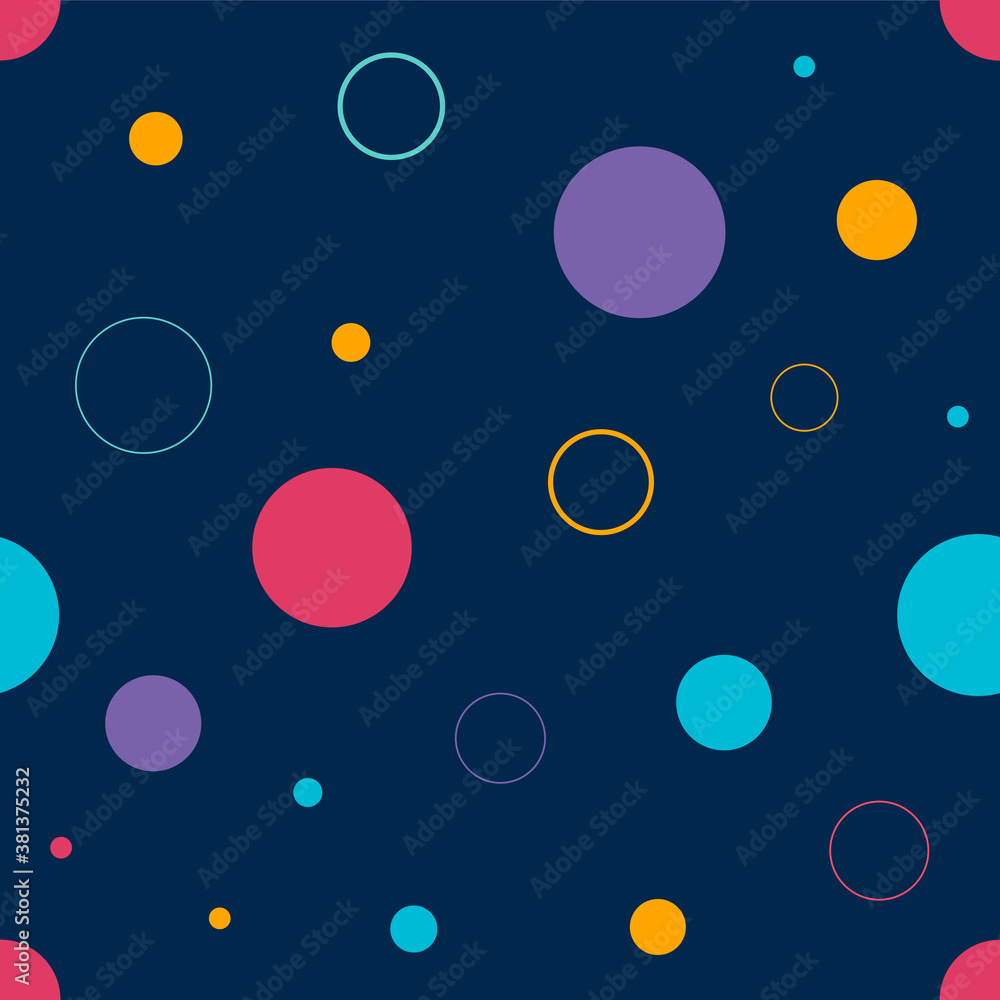 Minimalistic geometric repeat color pattern. Background vector.