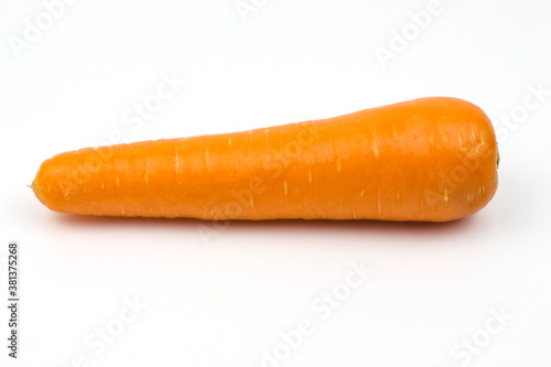 Carrots on a white background