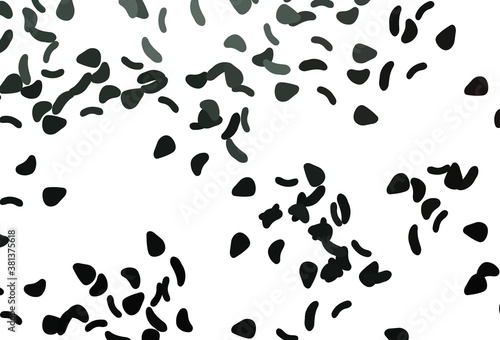 Light Black vector texture with random forms.