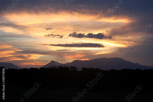 Canvastavla Hoedspruit sunset