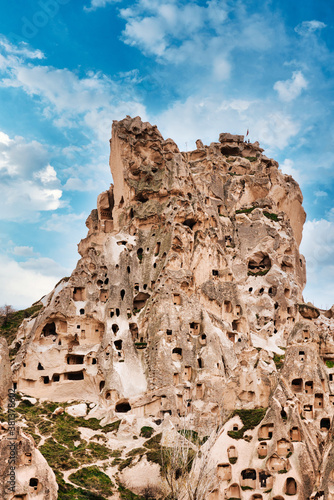 Uchisar Castle, Cappadocia, Nevsehir Province, Central Anatolia,Turkey