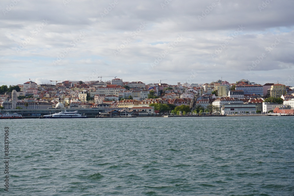 Anblick auf die Stadt Lissabon 