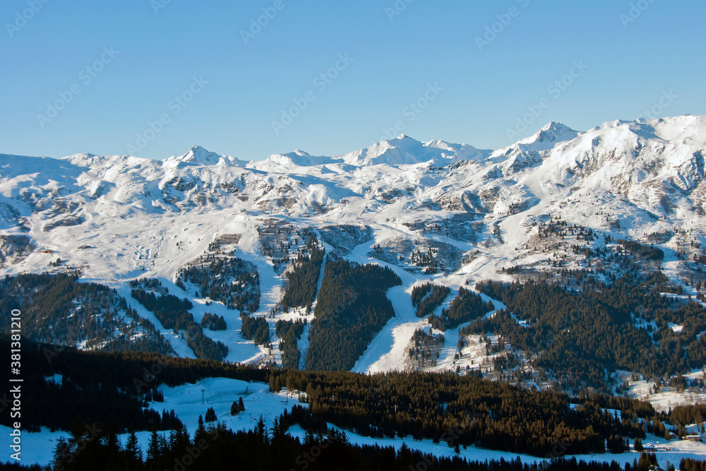 Meribel Les Trois Vallees 3 Valleys ski area French Alps France