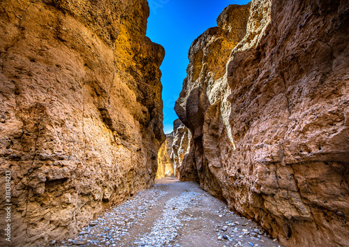 Landscape in the Sesriem Canyon in the Namib-Naukluft National Park in Namibia