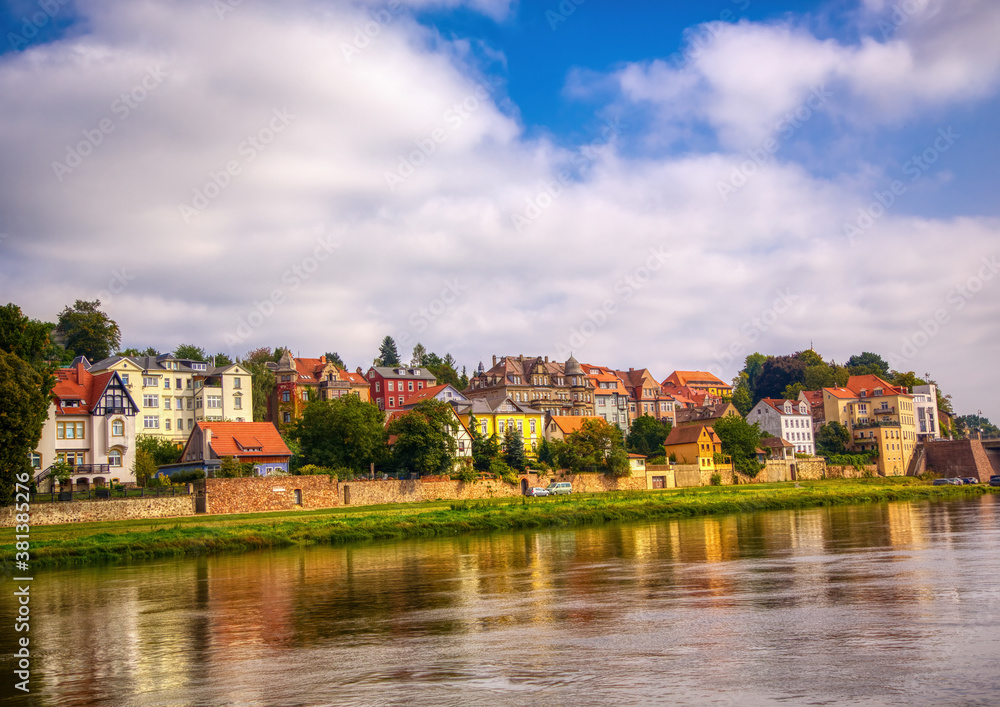 View of the German city of Meissen