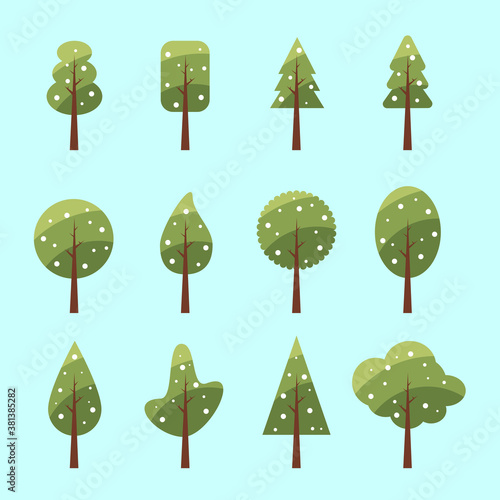 Christmas tree set.