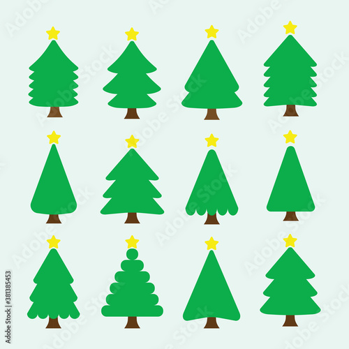 Christmas tree set.
