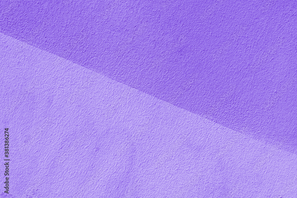 Fototapeta premium Texture of lilac plaster. Interior of a modern loft. Abstract rough background. The facade of an old house.