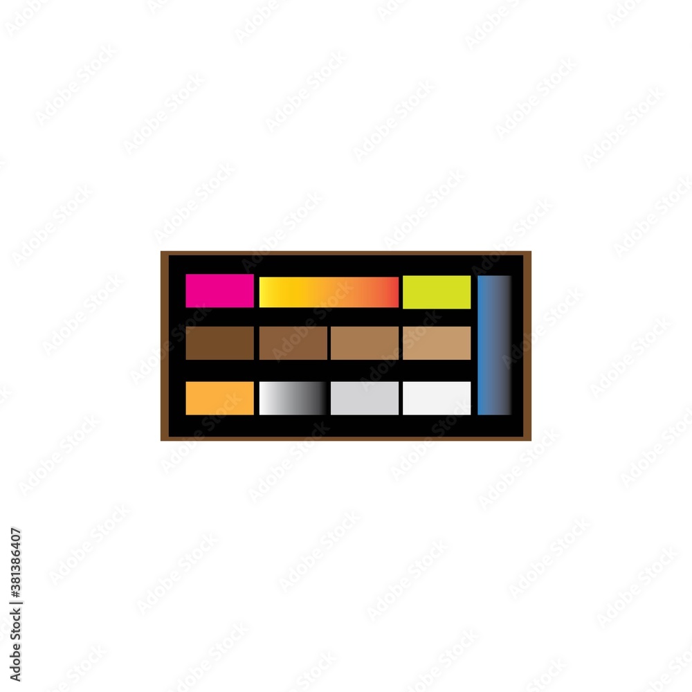 Obraz premium Eye shadow vector