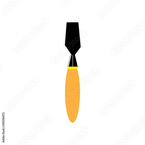 wood chisel vector