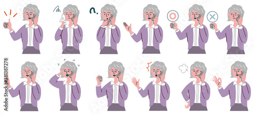 女性　主婦　シニア　携帯電話　スマホ　セット
